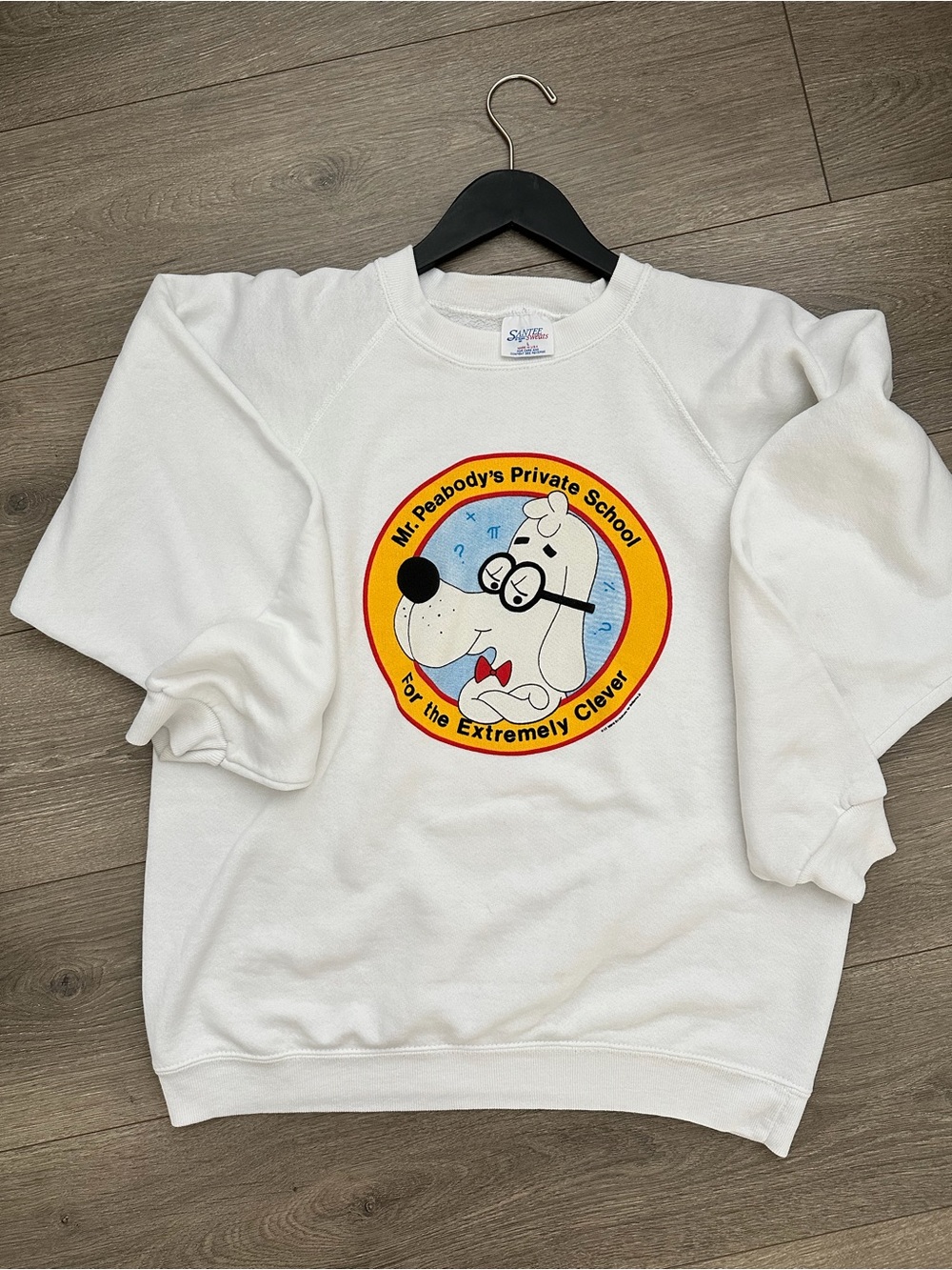 Vintage Santee Sweats Mr. Peabody School Crewneck Sweatshirt Size Large